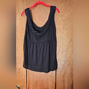 Elegant Black Sleeveless Top